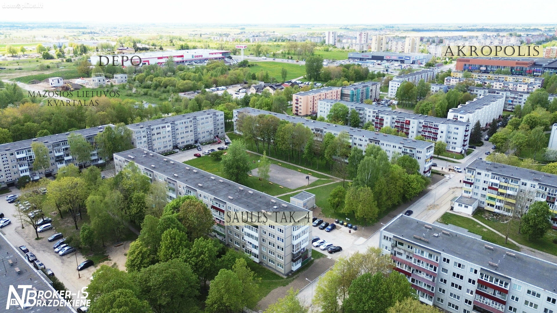Parduodamas 3 kambarių butas Šiauliuose, Lieporiuose, Saulės tak.