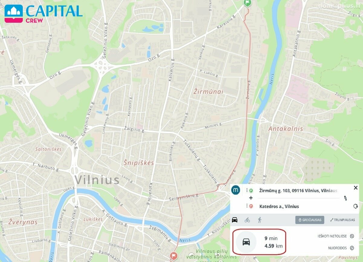 2 kambarių buto nuoma Vilniuje, Žirmūnuose, Žirmūnų g.