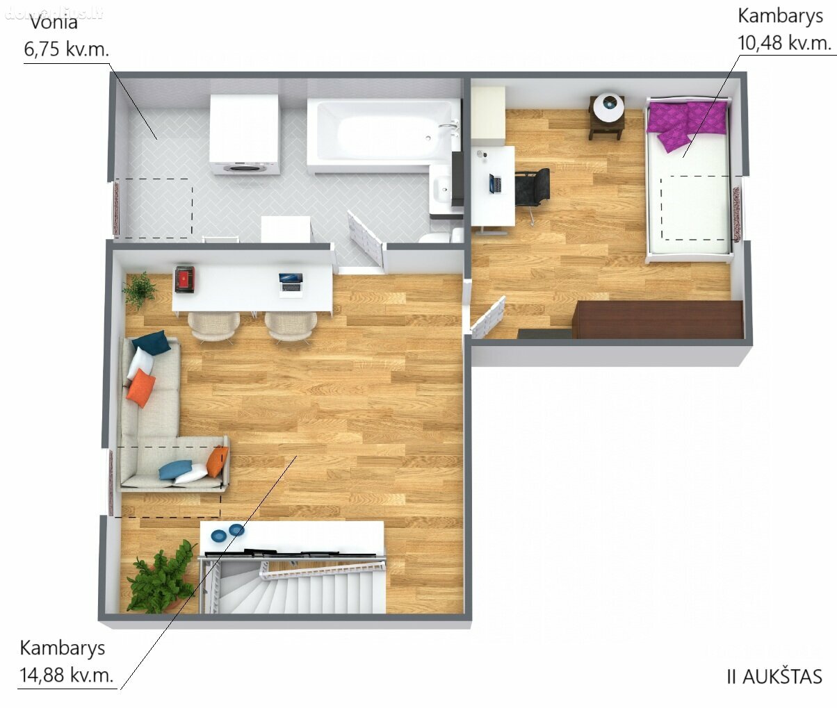 4 rooms apartment for sell Vilniuje, Santariškėse, Mykolo Marcinkevičiaus g.
