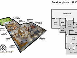 Parduodamas 3 kambarių butas Klaipėdoje, Senamiestyje, Danės g.