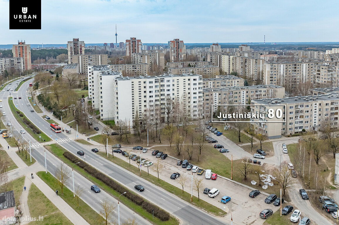 Parduodamas 1 kambario butas Vilniuje, Justiniškėse, Justiniškių g.