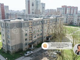 1 kambario butas Šiauliuose, Dainiuose, Dainų g.