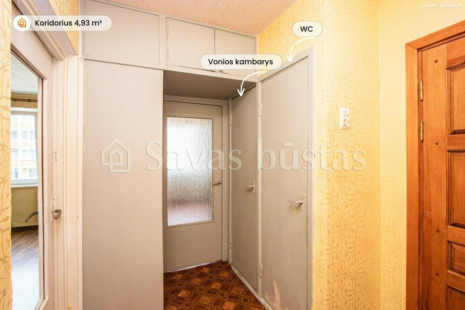 Parduodamas 1 kambario butas Šiauliuose, Dainiuose, Dainų g.