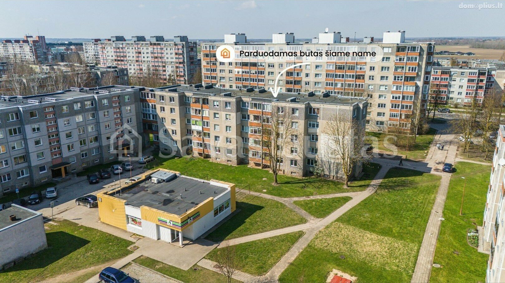 Parduodamas 1 kambario butas Šiauliuose, Dainiuose, Dainų g.