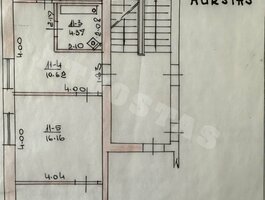 3 rooms apartment for sell Klaipėdoje, Centre, S. Daukanto g.