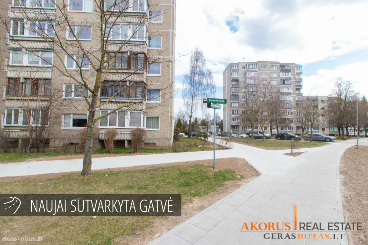 Parduodamas 3 kambarių butas Vilniuje, Justiniškėse, Taikos g.