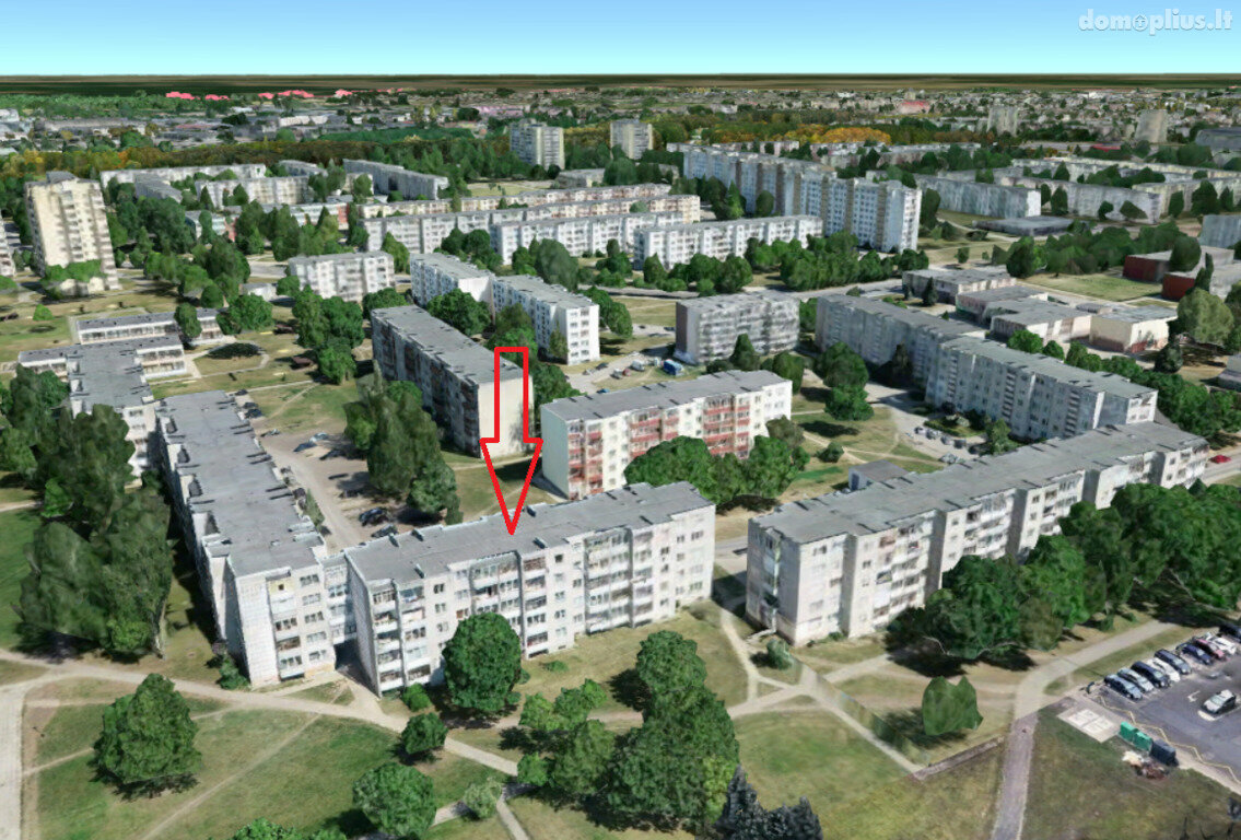 Parduodamas 1 kambario butas Panevėžys, Panevėžyje, Klaipėdos g.