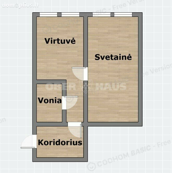 Parduodamas 1 kambario butas Vilniuje, Antakalnyje, Bistryčios g.