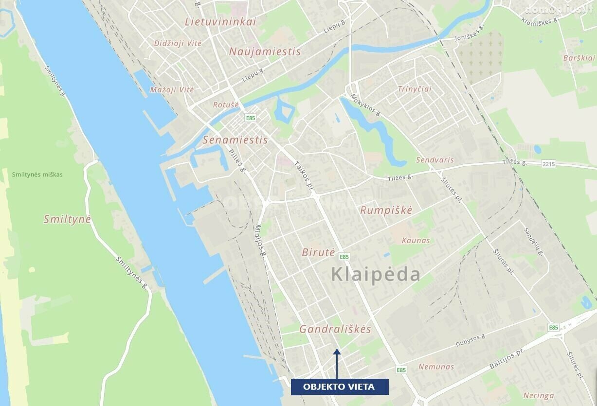 Parduodamas 2 kambarių butas Klaipėdoje, Vėtrungėje