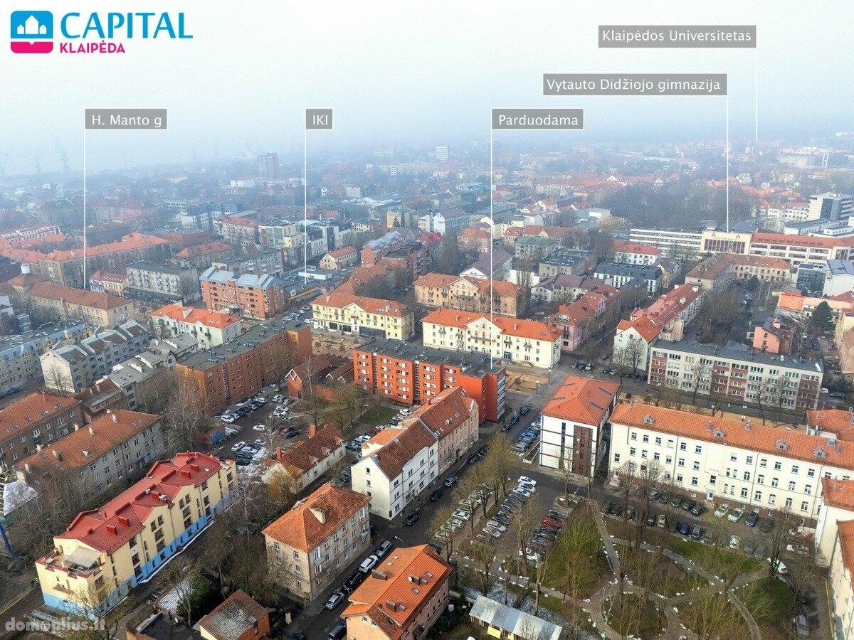 Parduodamas 3 kambarių butas Klaipėdoje, Centre, M. Mažvydo al.