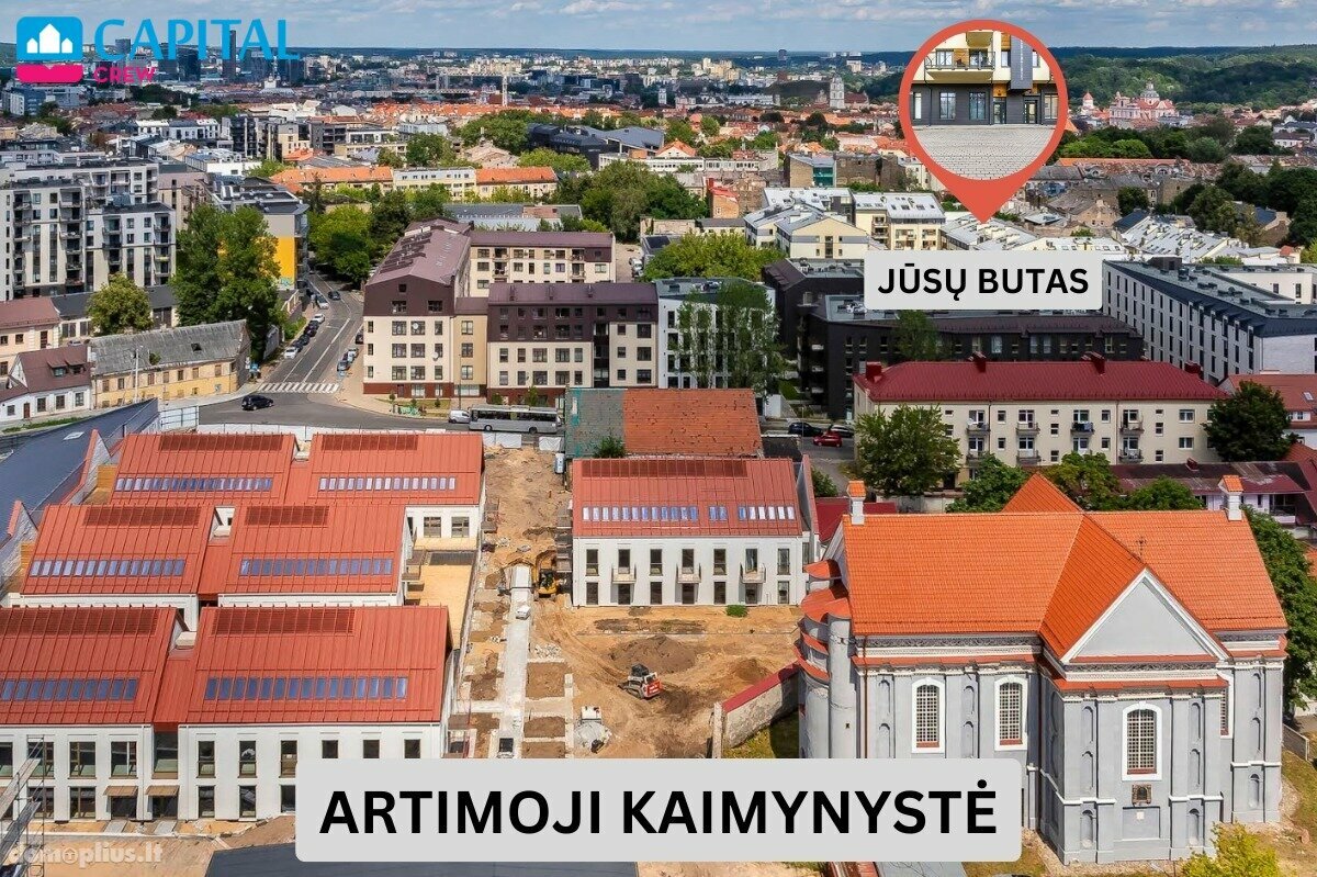 Parduodamas 4 kambarių butas Vilniuje, Senamiestyje, Šv. Stepono g.