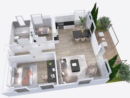 Parduodamas 2 kambarių butas Šiauliuose, Rėkyvoje, Energetikų g.