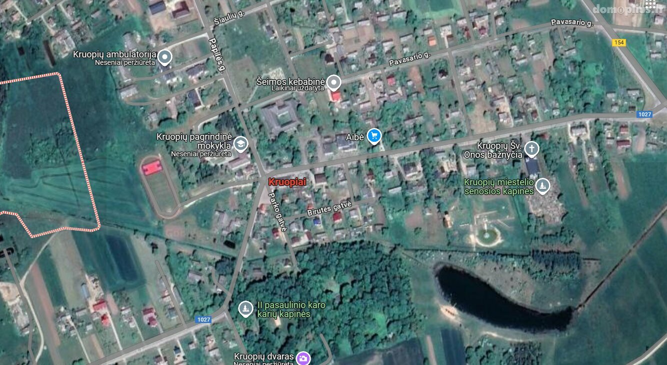 Parduodamas 2 kambarių butas Akmenės rajono sav., Kruopiuose, Vytauto Didžiojo g.