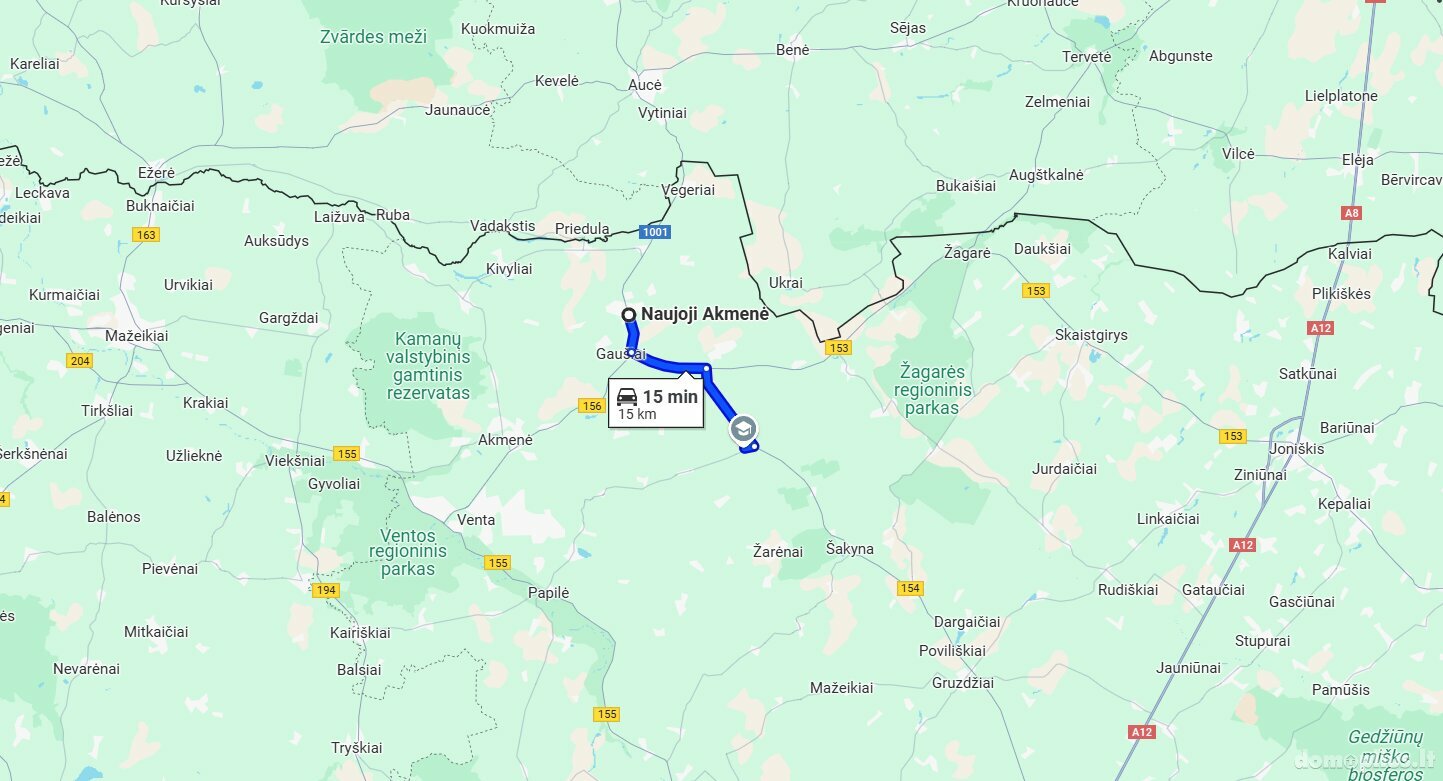 Parduodamas 2 kambarių butas Akmenės rajono sav., Kruopiuose, Vytauto Didžiojo g.
