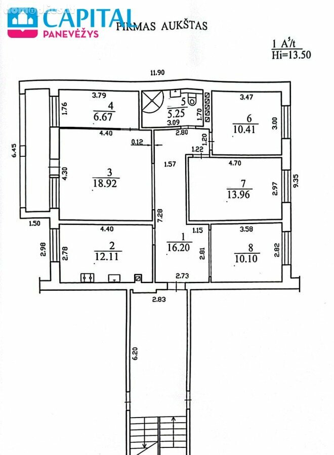 Продается 5 комнатная квартира Panevėžyje, Kniaudiškiuose, Kniaudiškių g.