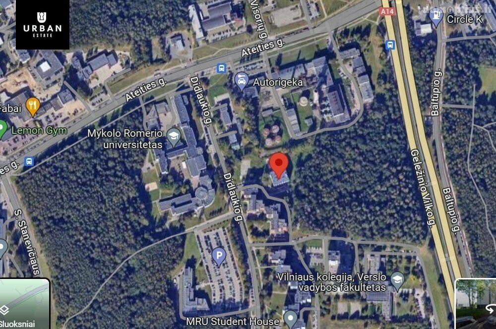 1 room apartment for rent Vilniuje, Baltupiuose, Didlaukio g.