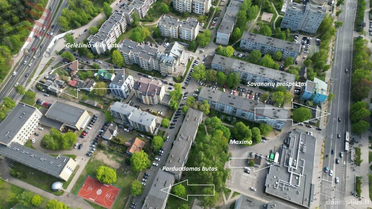 Parduodamas 3 kambarių butas Vilniuje, Naujamiestyje, Savanorių pr.