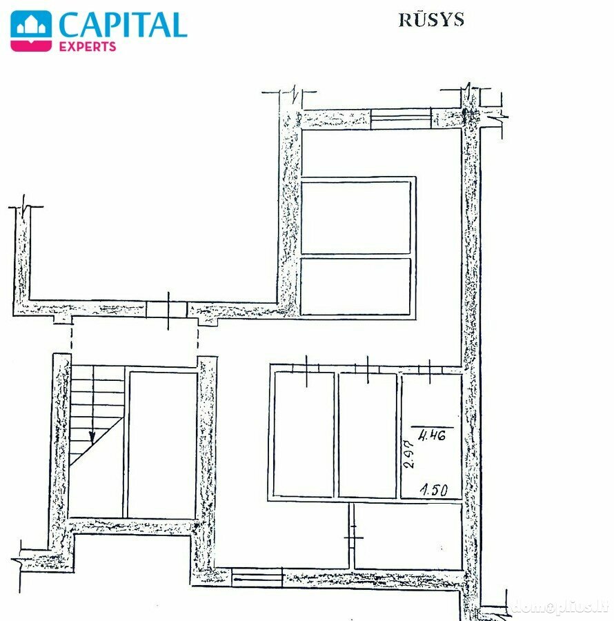 Продается 3 комнатная квартира Varėnos rajono sav., Varėnoje, M. K. Čiurlionio g.