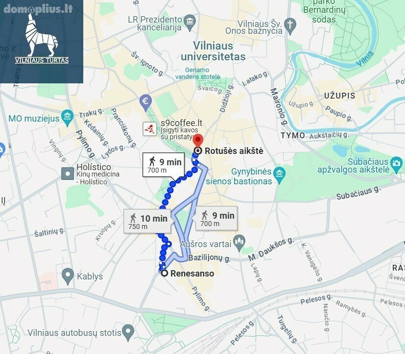 Parduodamas 3 kambarių butas Vilniuje, Senamiestyje