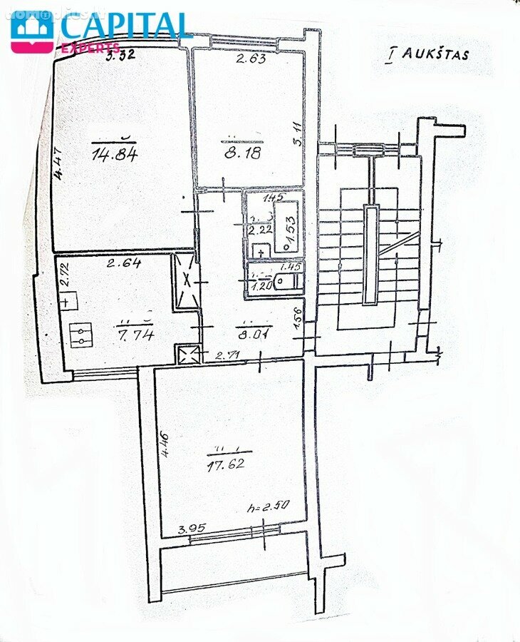 3 rooms apartment for sell Ignalinos rajono sav., Vidiškėse, Melioratorių g.
