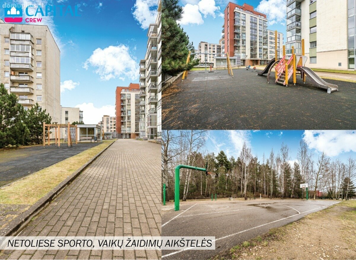 Parduodamas 3 kambarių butas Vilniuje, Visoriuose, Jono Kairiūkščio g.