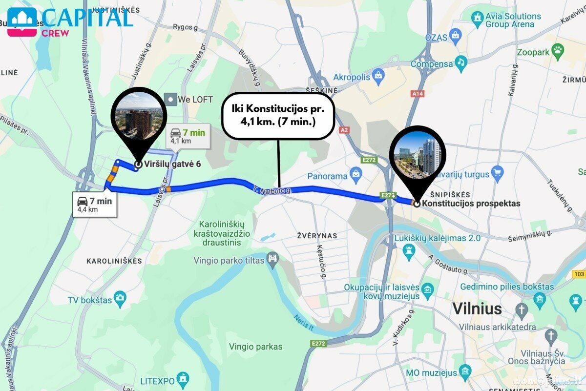 Parduodamas 1 kambario butas Vilniuje, Viršuliškėse, Viršilų g.