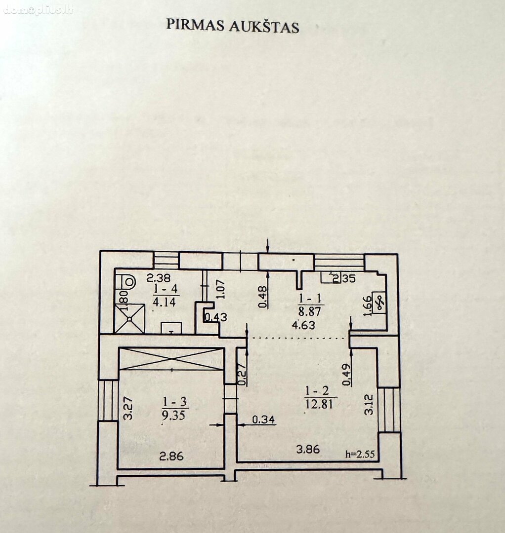 Parduodamas 2 kambarių butas Kaune, Žaliakalnyje, Žibučių g.