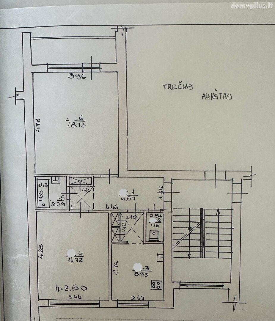 Parduodamas 2 kambarių butas Klaipėdoje, Alksnynėje, Alksnynės g.