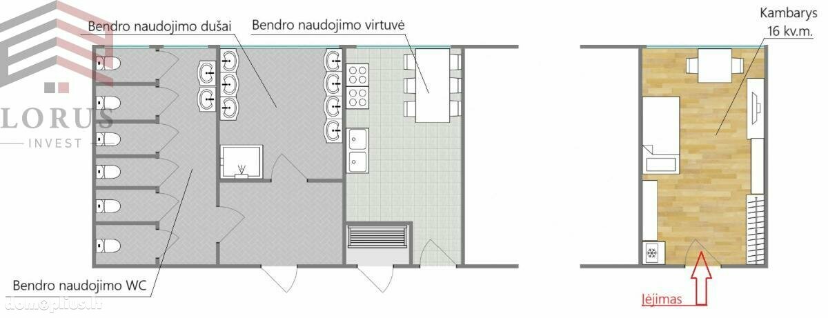Parduodamas 1 kambario butas Vilniuje, Lazdynuose, Šiltnamių g.