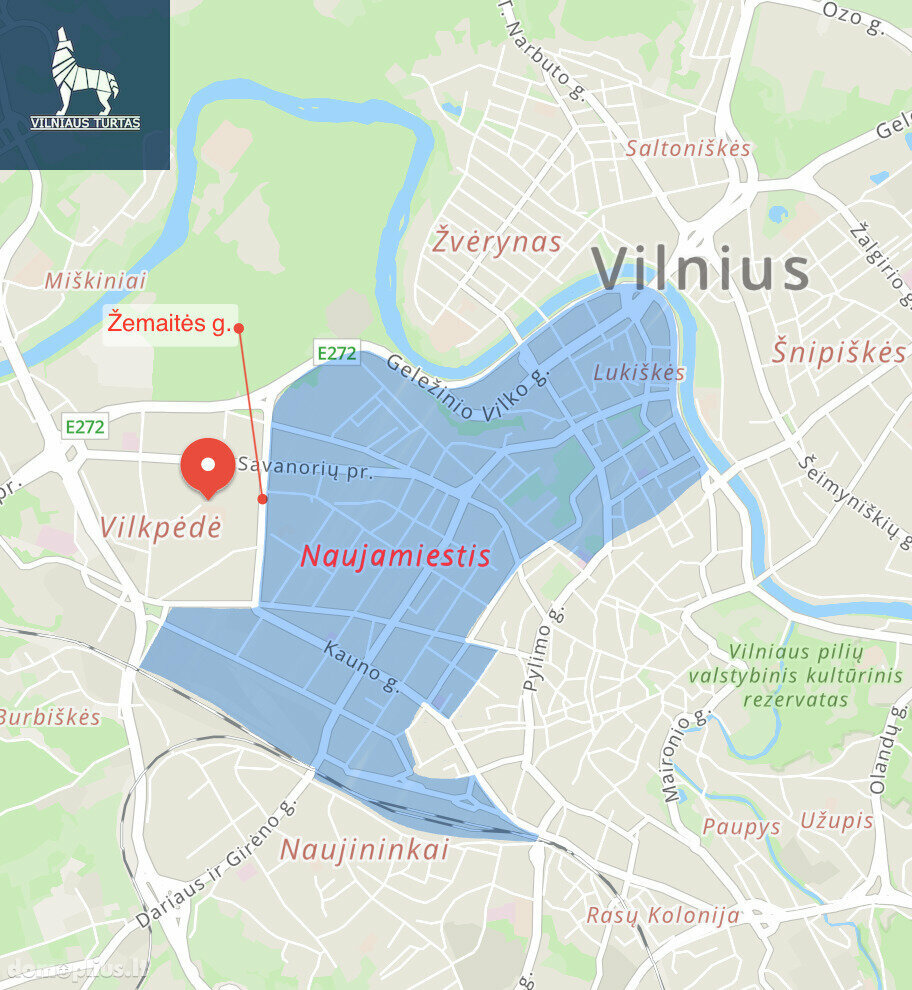Продается 2 комнатная квартира Vilniuje, Naujamiestyje