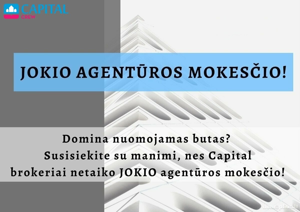 3 kambarių buto nuoma Vilniuje, Žirmūnuose