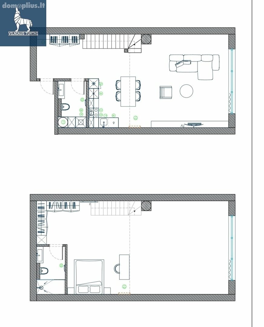 Продается 2 комнатная квартира Vilniuje, Vilkpėdėje