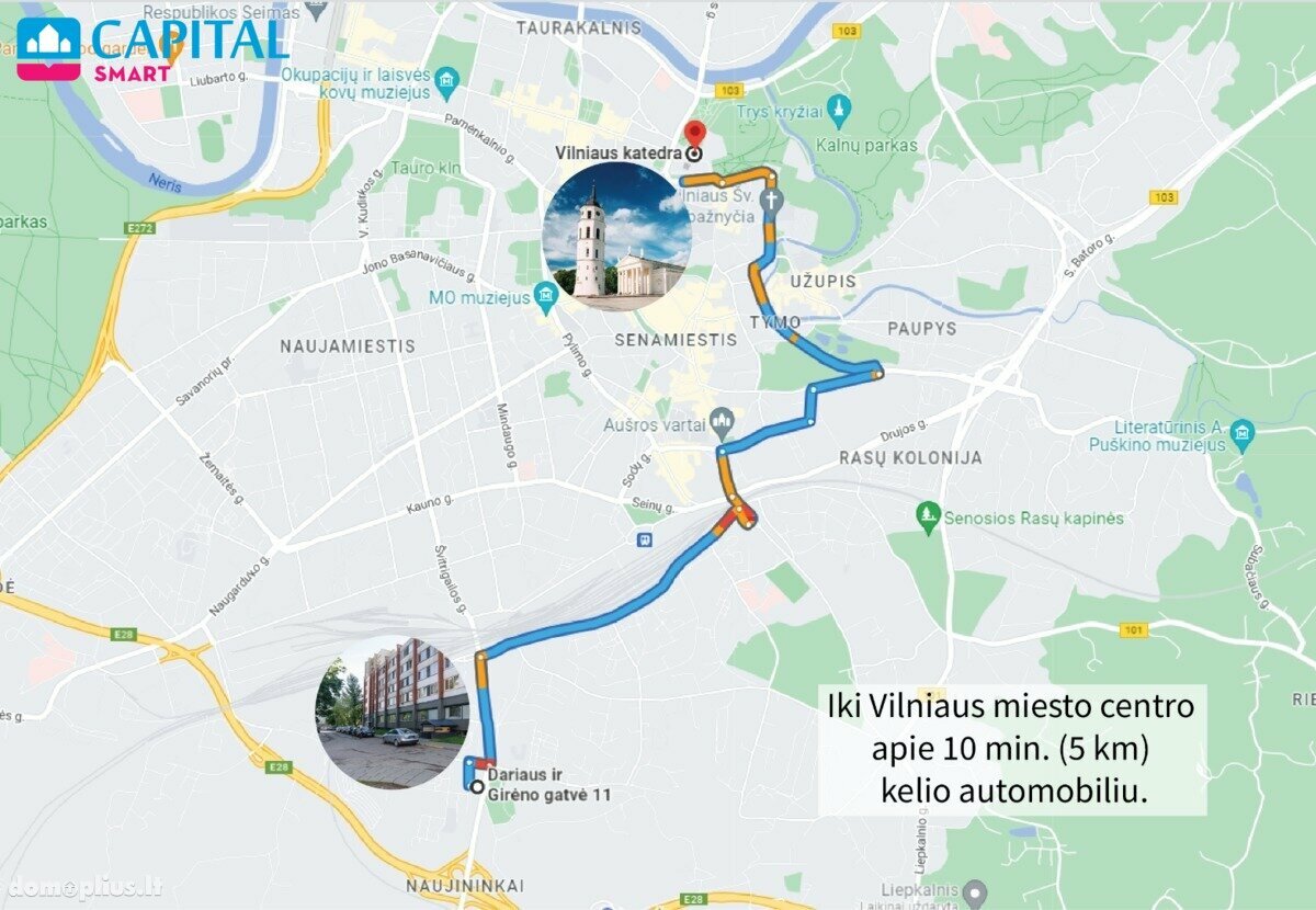 1 kambario buto nuoma Vilniuje, Naujininkuose, Dariaus ir Girėno g.