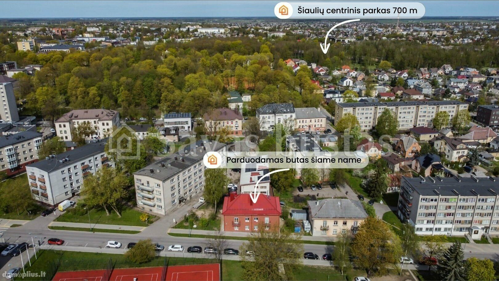 Parduodamas 3 kambarių butas Šiauliuose, Centre, Varpo g.