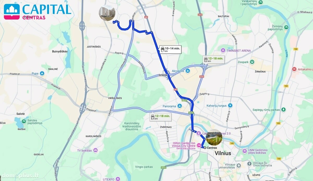 Продается 3 комнатная квартира Vilniuje, Pašilaičiuose, Medeinos g.