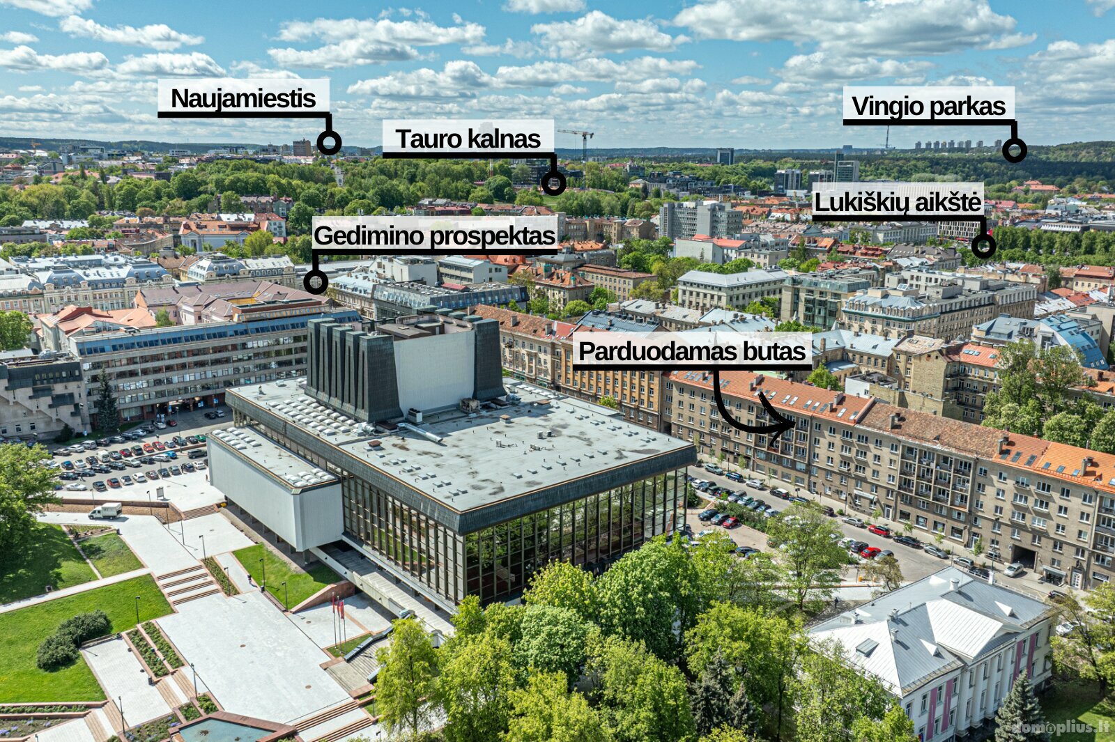 Parduodamas 1 kambario butas Vilniuje, Senamiestyje, A. Vienuolio g.