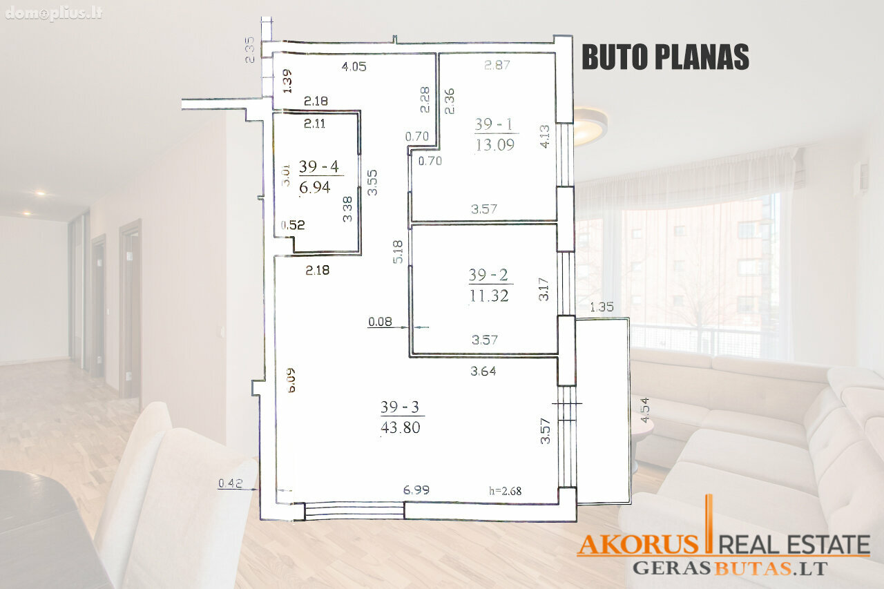 Parduodamas 3 kambarių butas Vilniuje, Pašilaičiuose, Sviliškių g.