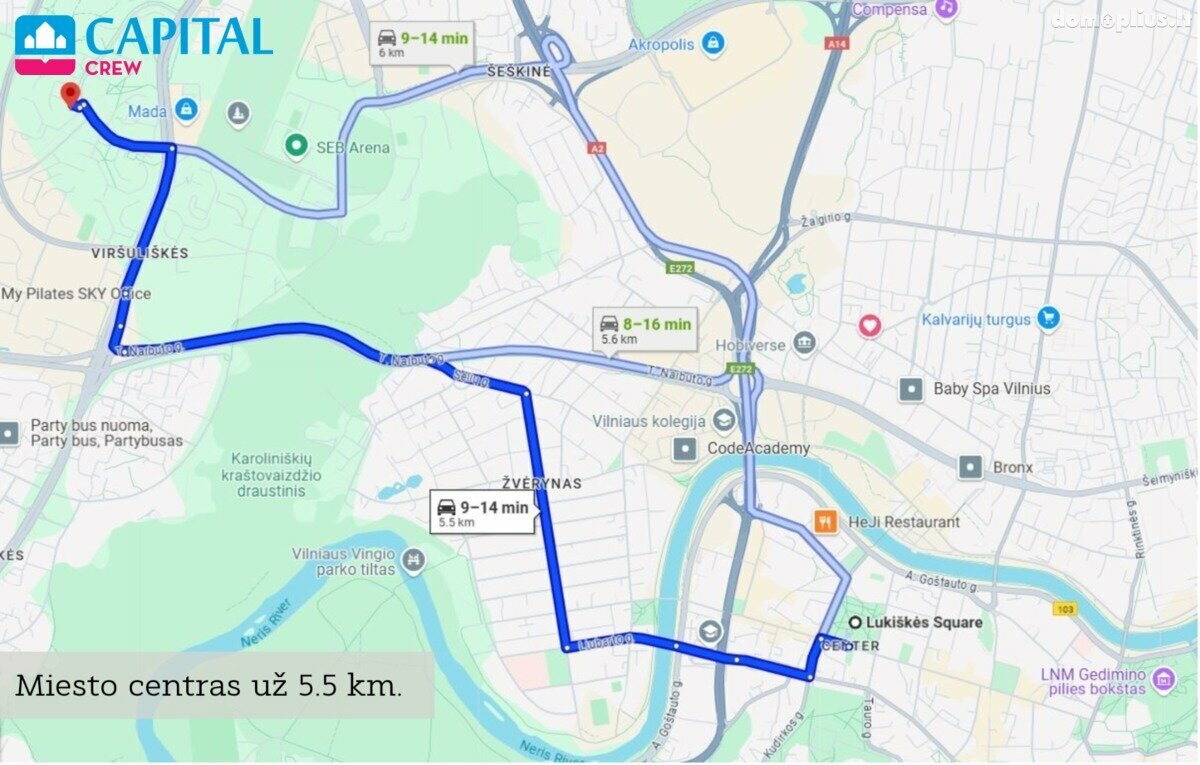 Parduodamas 2 kambarių butas Vilniuje, Viršuliškėse, Viršuliškių g.