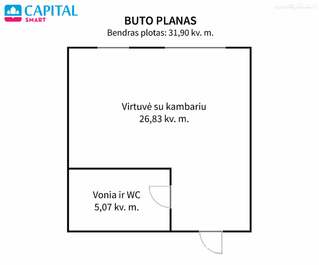 1 kambario buto nuoma Vilniuje, Naujininkuose, Burbiškių g.