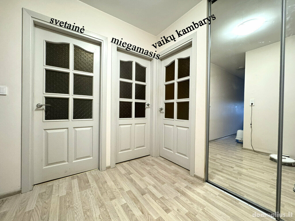 Parduodamas 3 kambarių butas Šiauliuose, Lieporiuose, Tilžės g.
