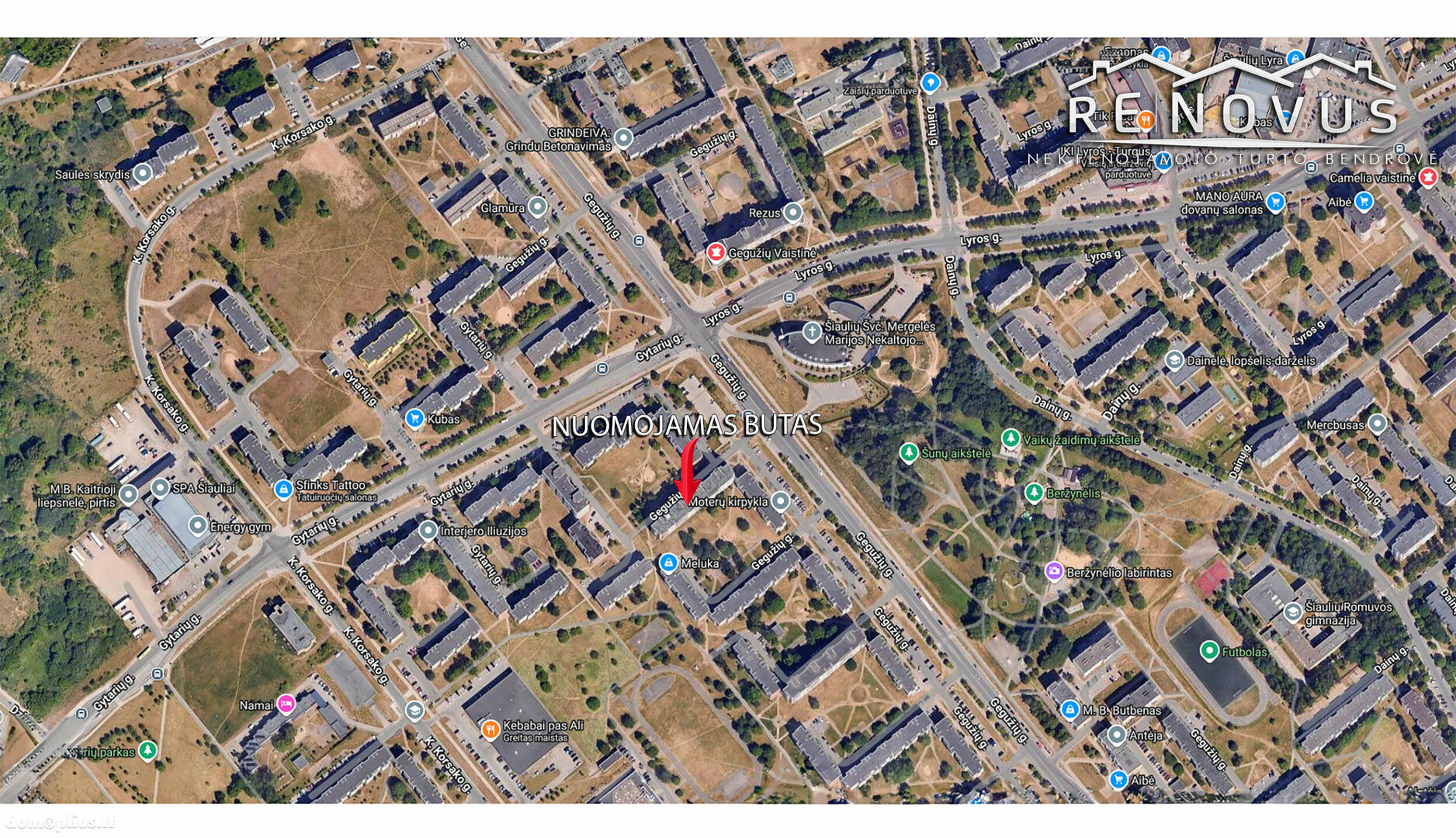2 rooms apartment for rent Šiauliuose, Gytaruose, Gegužių g.