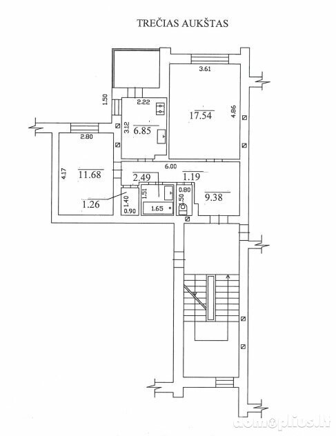 2 rooms apartment for sell Panevėžyje, Pilėnuose, Nendrės g.