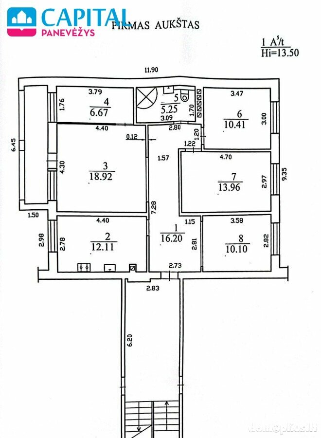 5 rooms apartment for sell Panevėžyje, Kniaudiškiuose, Kniaudiškių g.