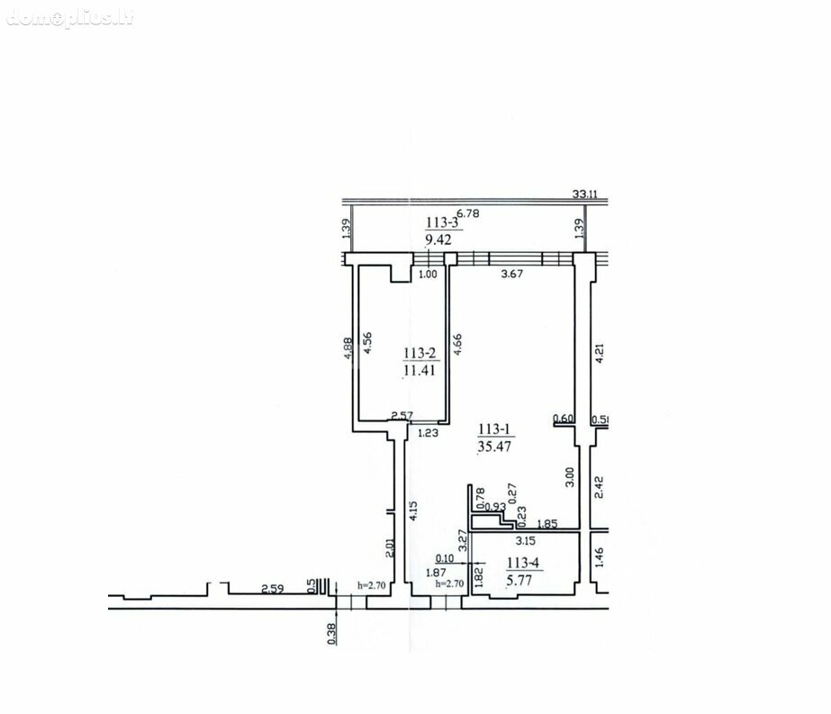 2 rooms apartment for sell Vilniuje, Karoliniškėse, Algimanto Petro Kavoliuko g.