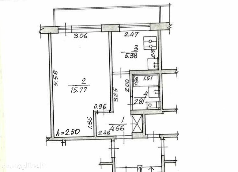 1 room apartment for sell Kaune, Dainavoje, V. Krėvės pr.