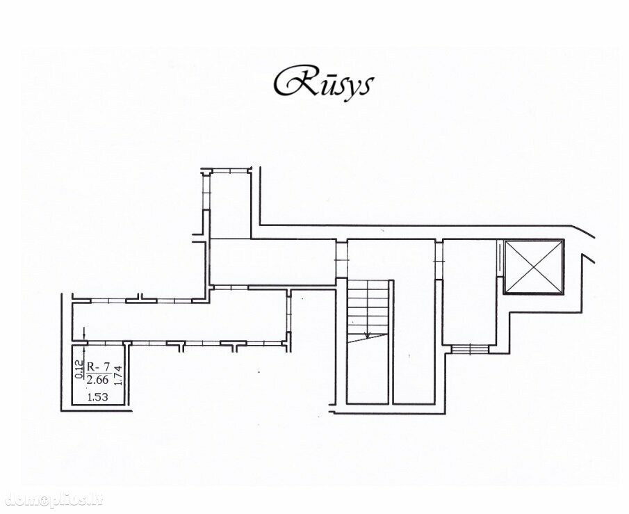 3 rooms apartment for sell Vilniuje, Užupyje