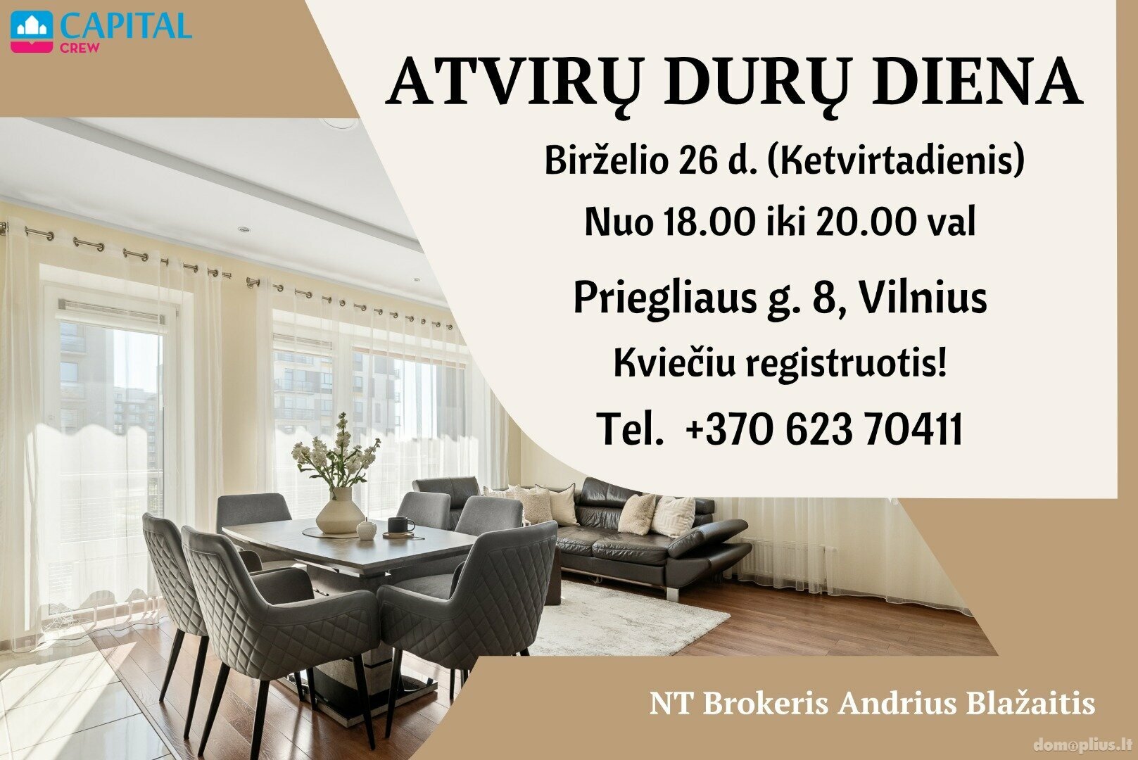 Parduodamas 3 kambarių butas Vilniuje, Pilaitėje, Priegliaus g.