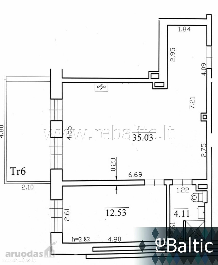 Продается 2 комнатная квартира Vilniuje, Naujamiestyje, Šaltinių g.
