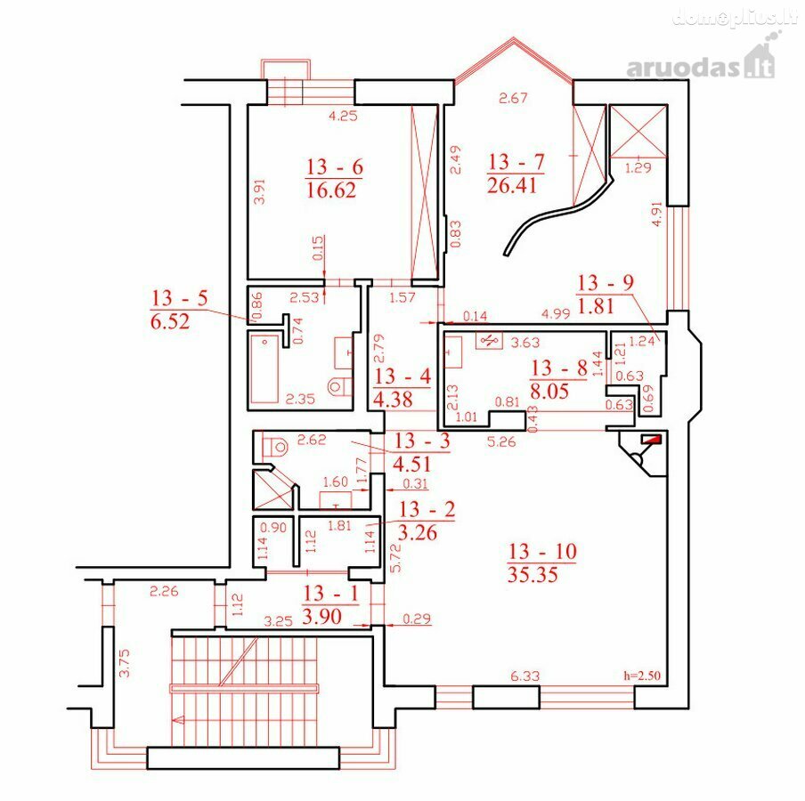 Продается 4 комнатная квартира Vilniuje, Antakalnyje, Nemenčinės pl.