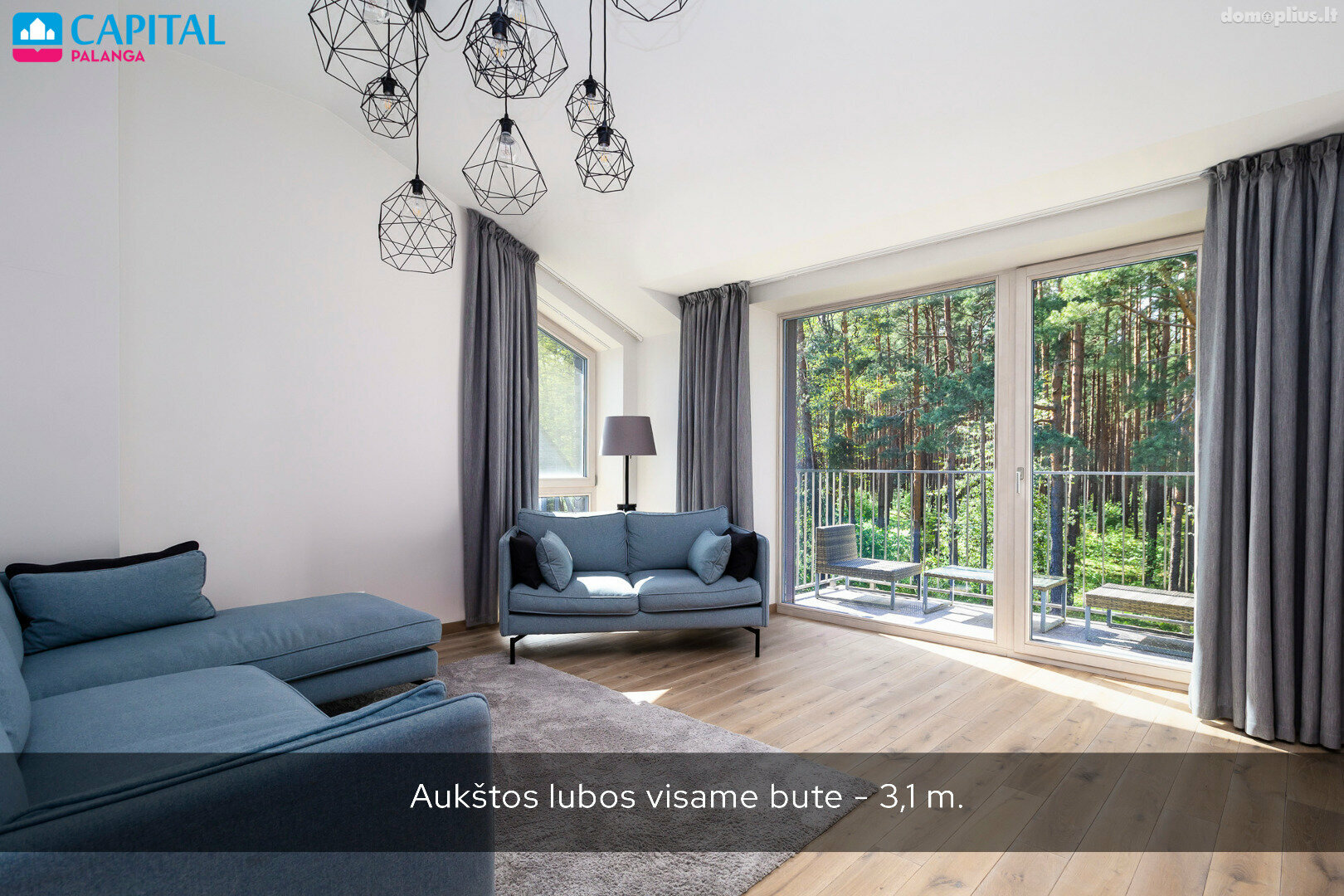 Parduodamas 3 kambarių butas Palangoje, Ajerų g.